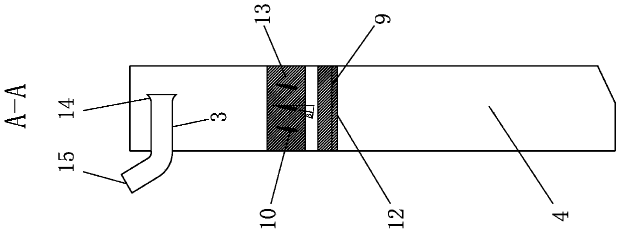 A combined diversion device for improving the flow state of the inlet pool of a lateral inlet pumping station