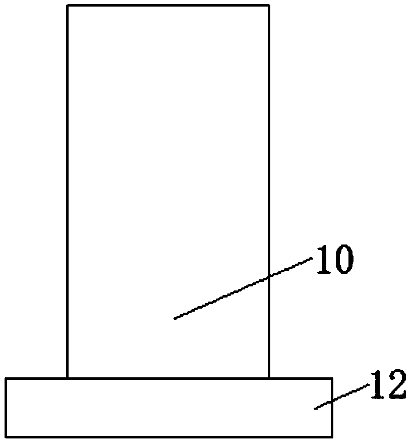 A buoy and fixed pile power generation device using wave energy