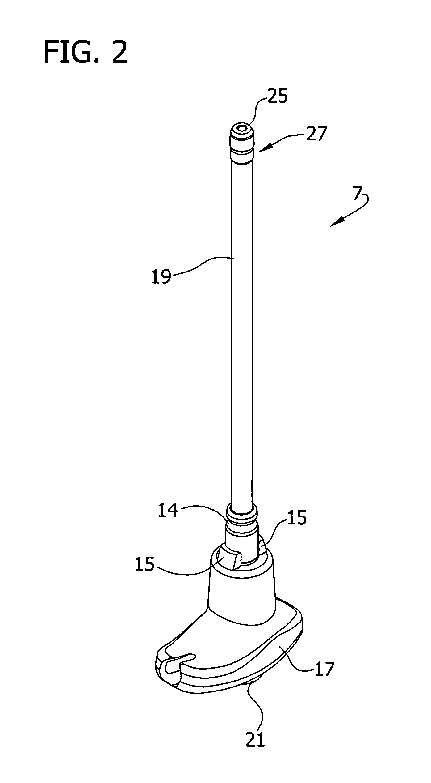 Electronic thermometer with sensor location