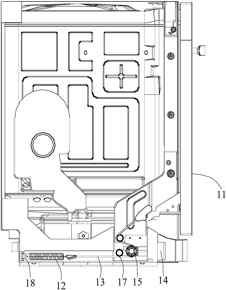 Dish-washing machine and door-opening device thereof