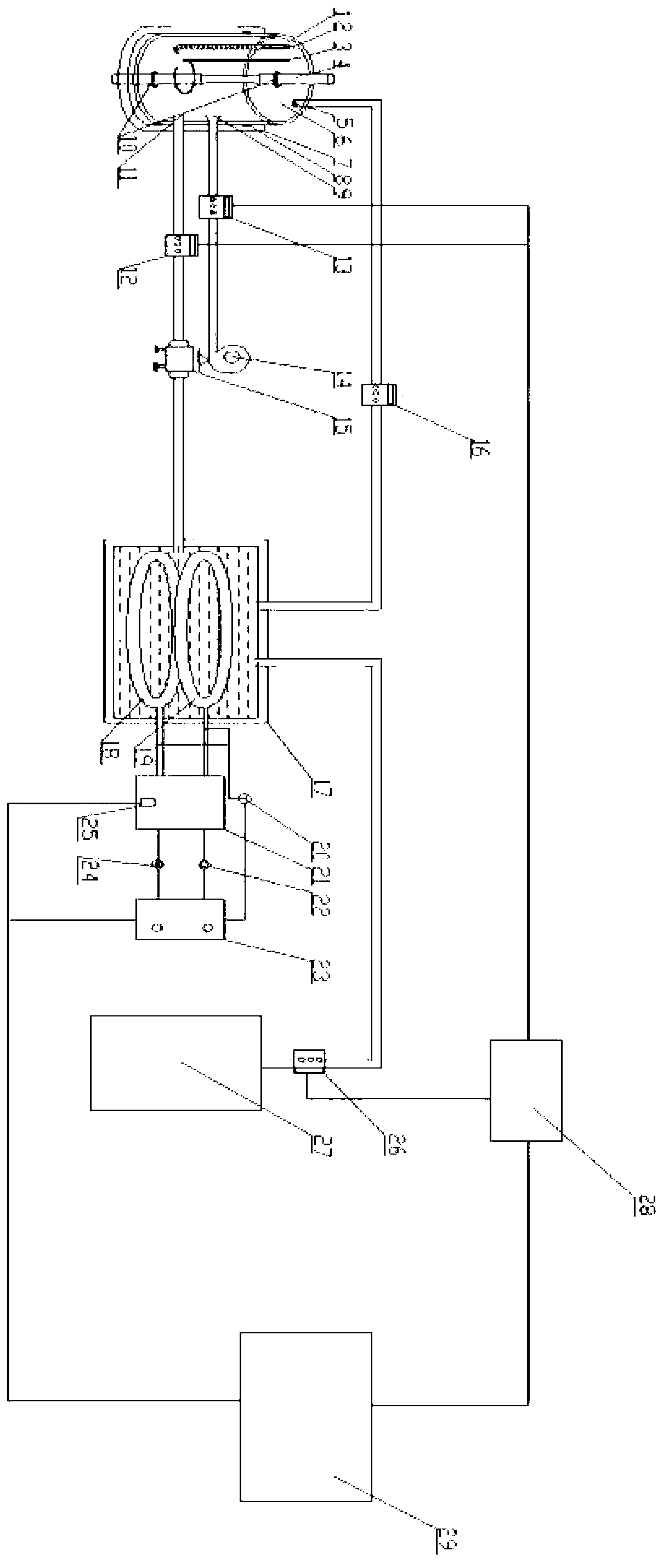 Corrosion test device for simulating environment alternation