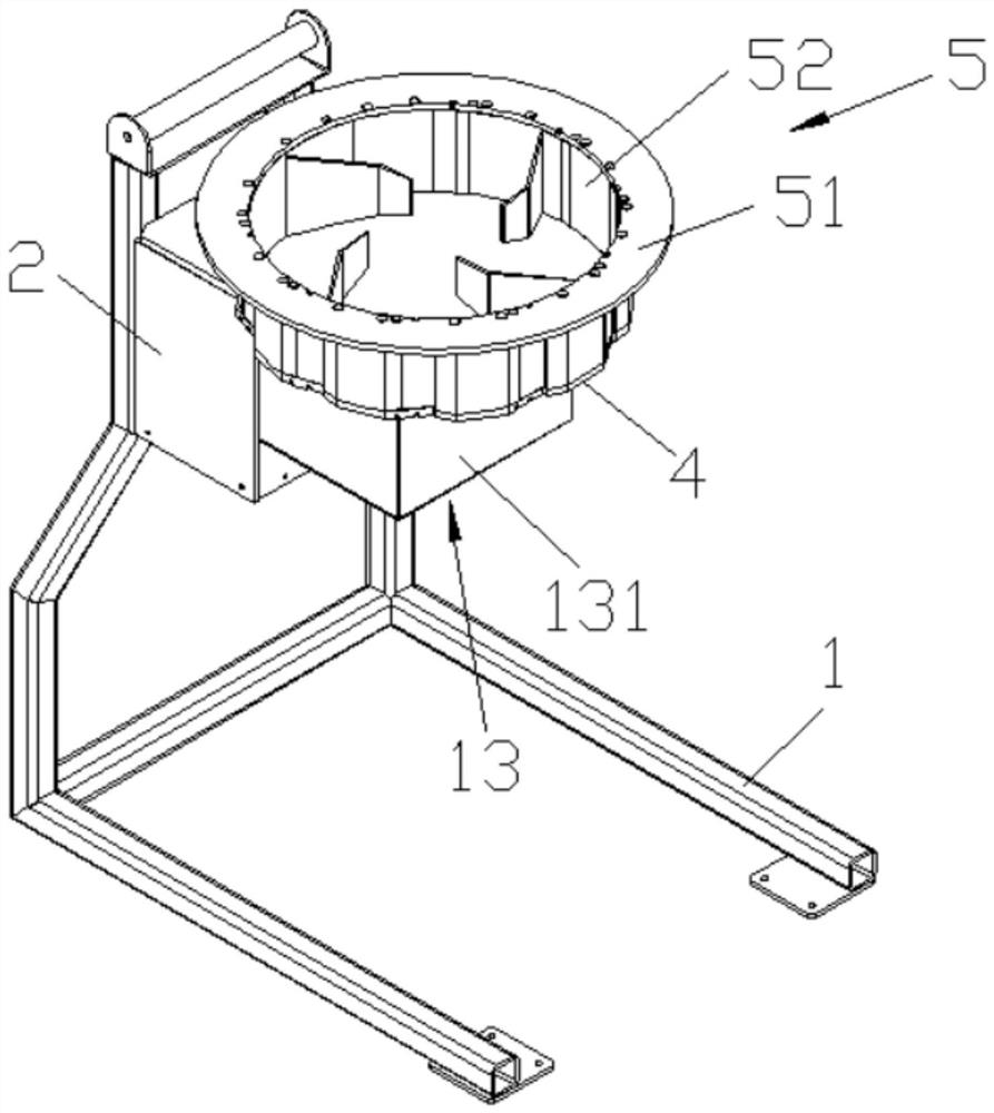 High-speed potato shredding machine