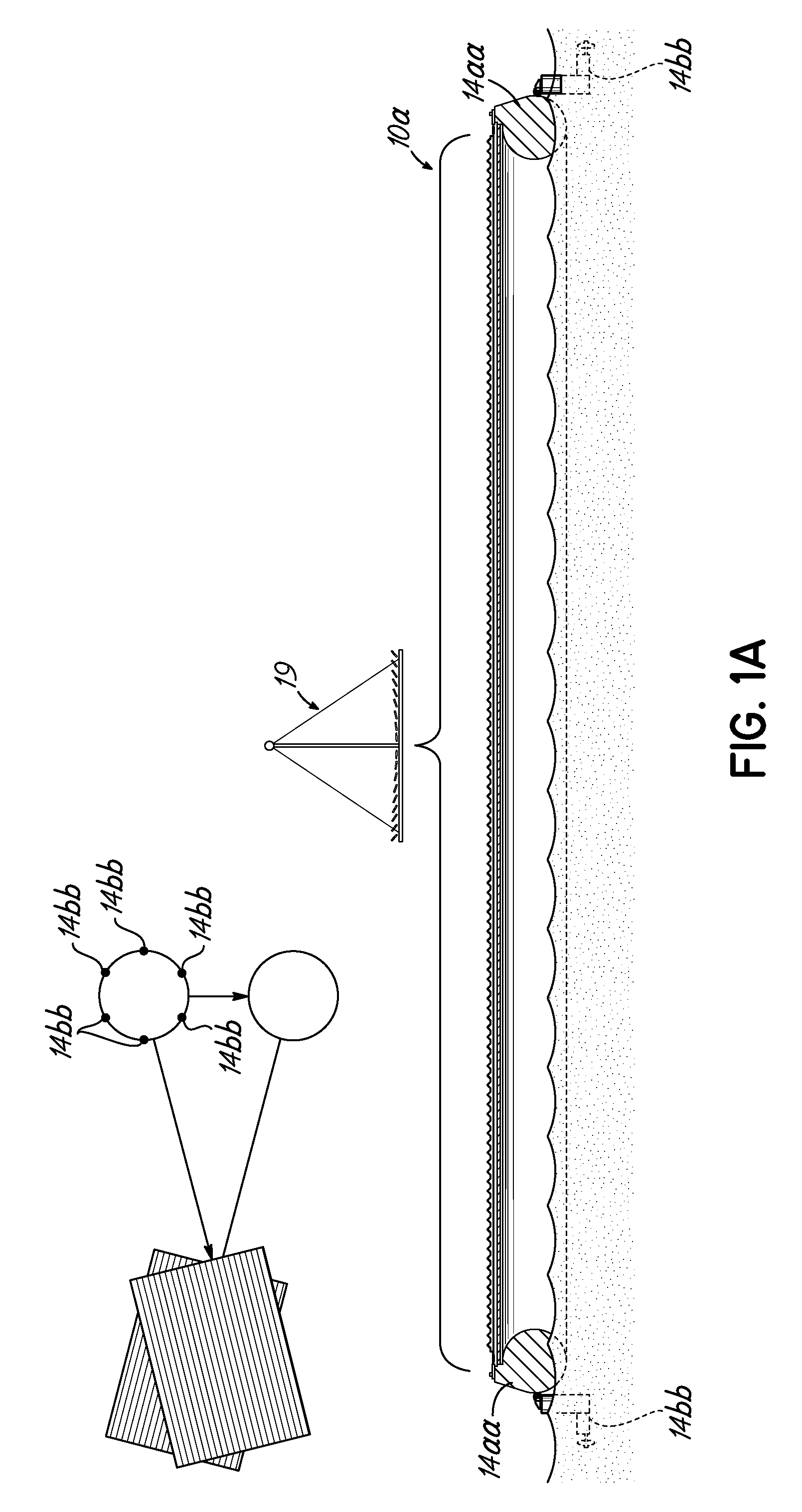 Man made island with solar energy collection facilities