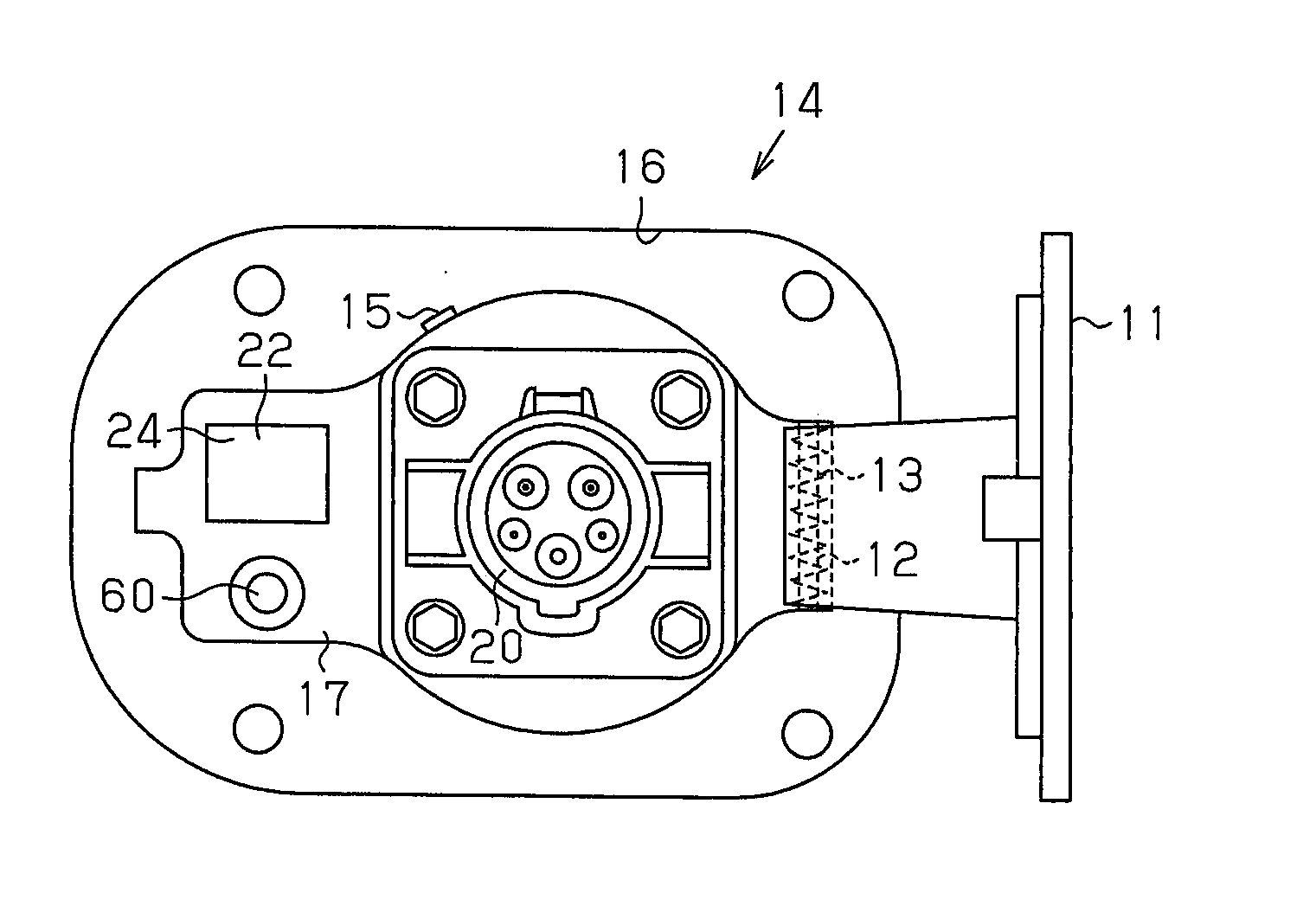 Device for detecting opening/closing of charger lid