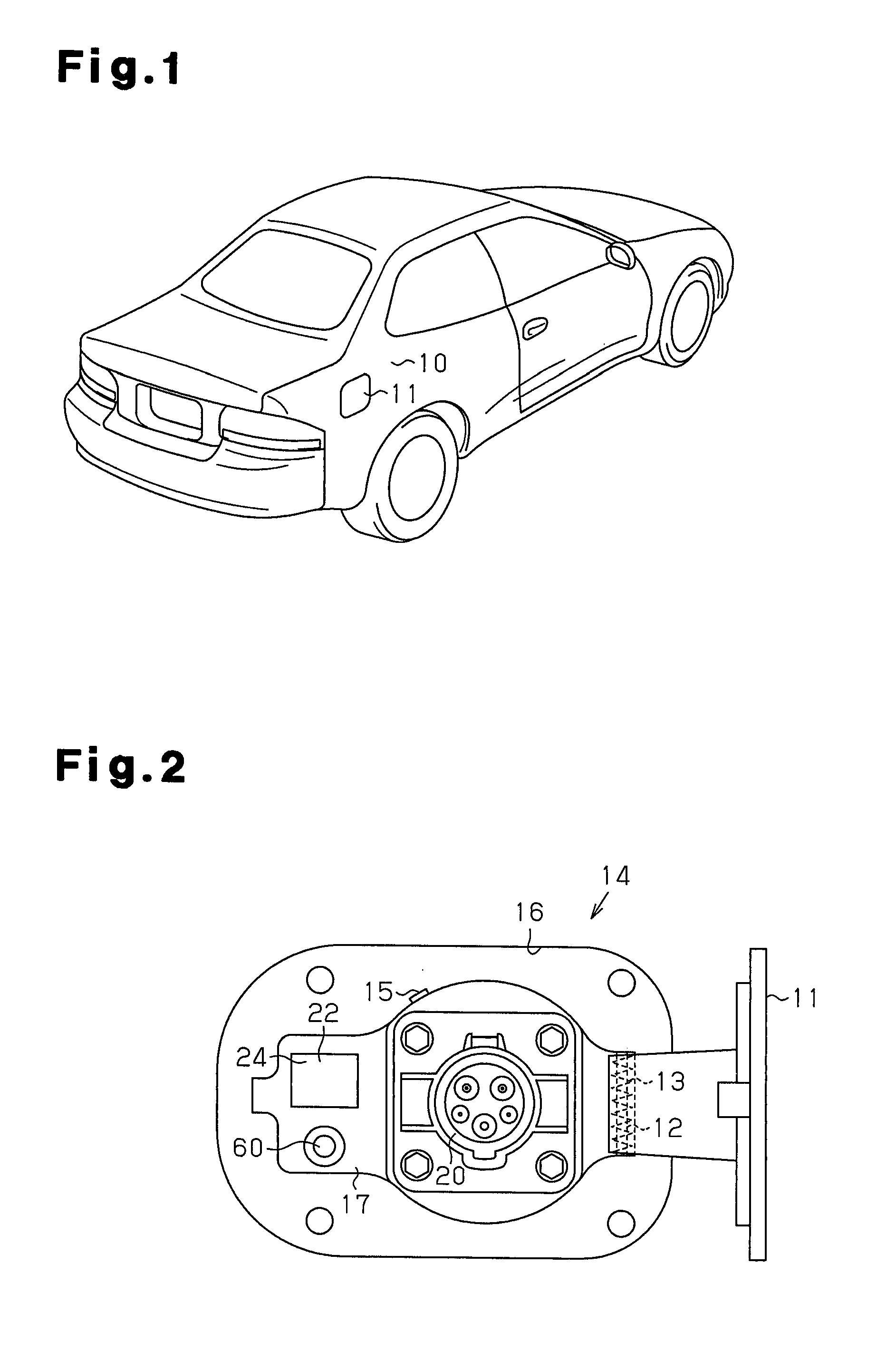 Device for detecting opening/closing of charger lid