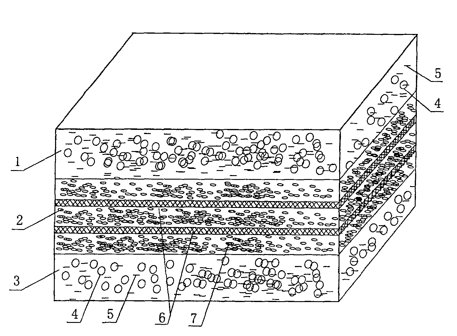 Jute and plastic compound material plank stuff and manufacturing method thereof