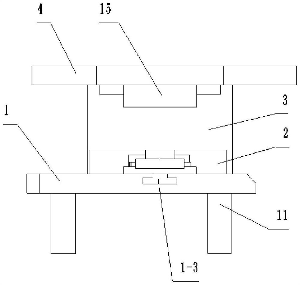 Drilling device special for support part