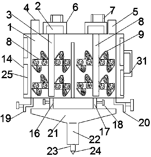 High-efficiency potting machine for solar controller