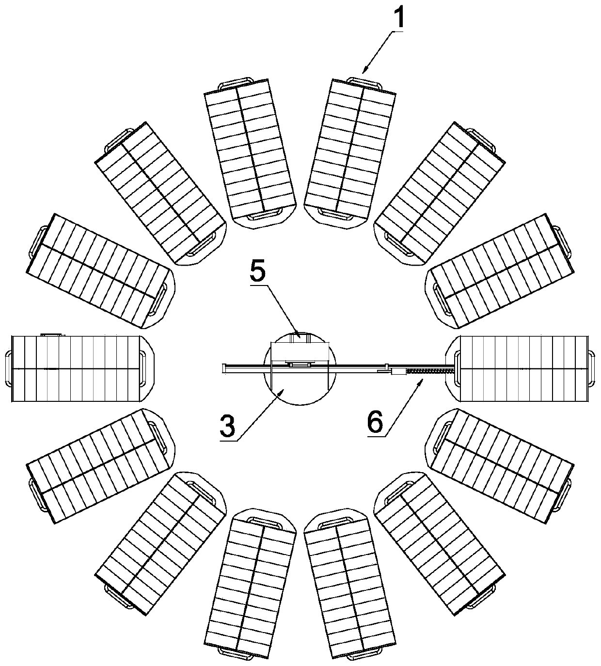 Medicine discharge device of automatic medicine dispensing system and medicine discharge method