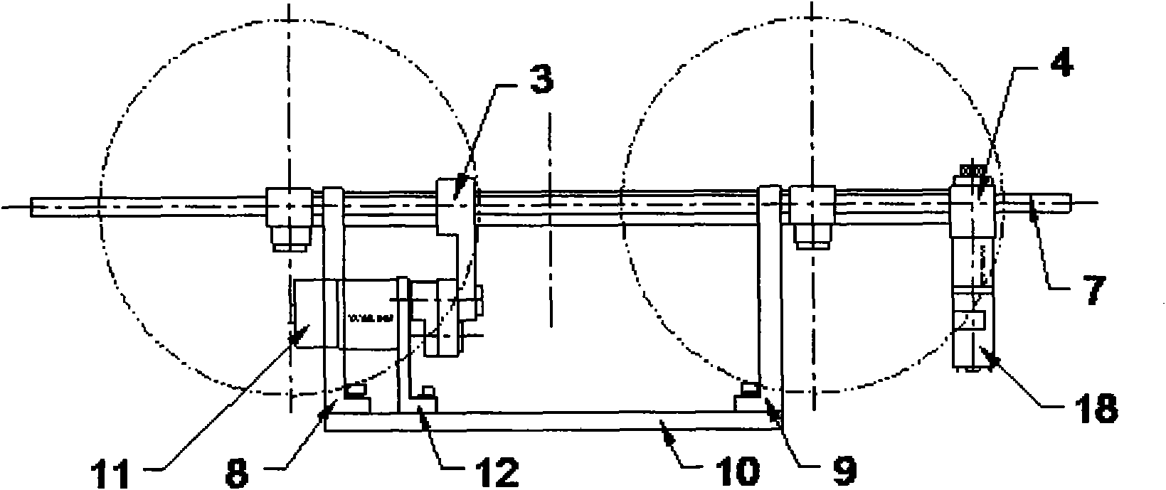 Double eyelid eye part movement mechanism of bionic robot