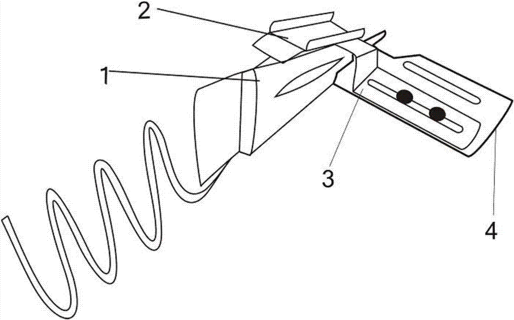 Sewing aided tool for top fly zipper trimming panel strips