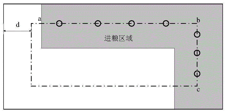 Grain silo and its storage weight detection system based on optimal bottom pressure measurement point