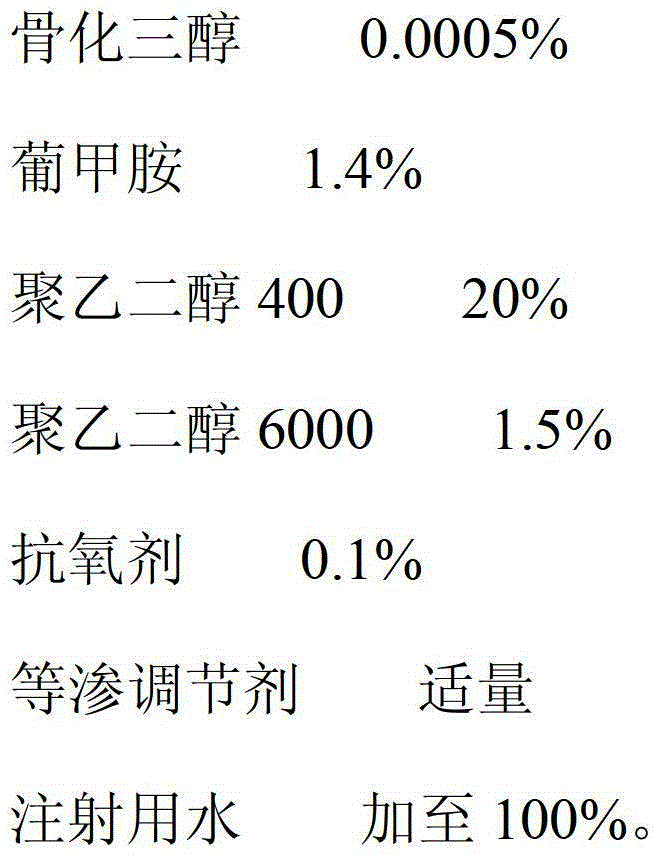 Calcitriol injection and preparation method thereof