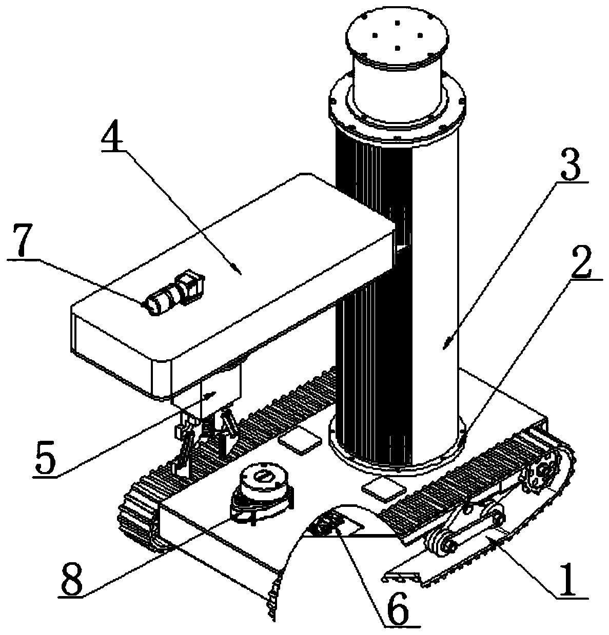 Starter turnover robot orienting to white spirit starter-making process