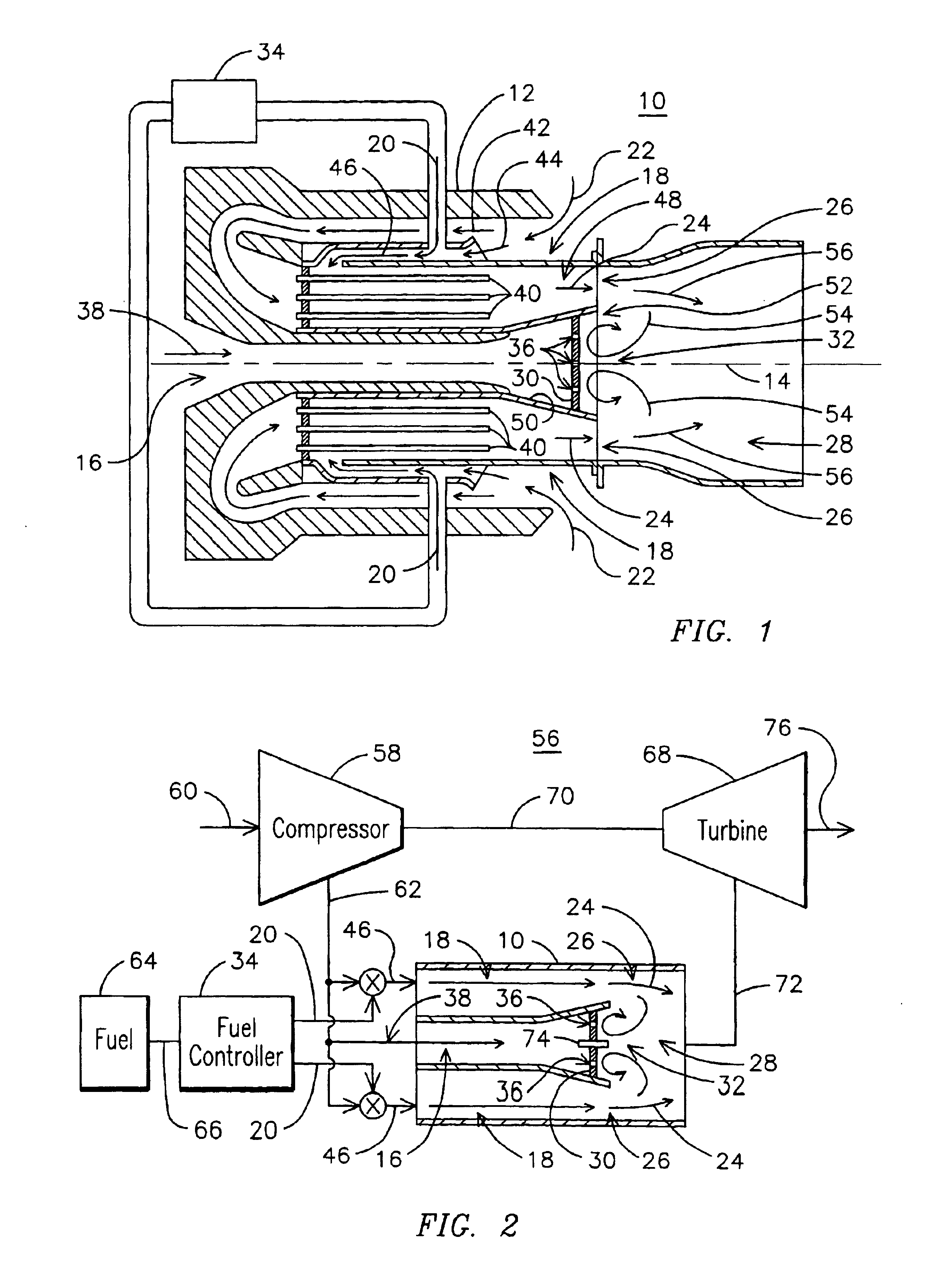 Pilotless catalytic combustor