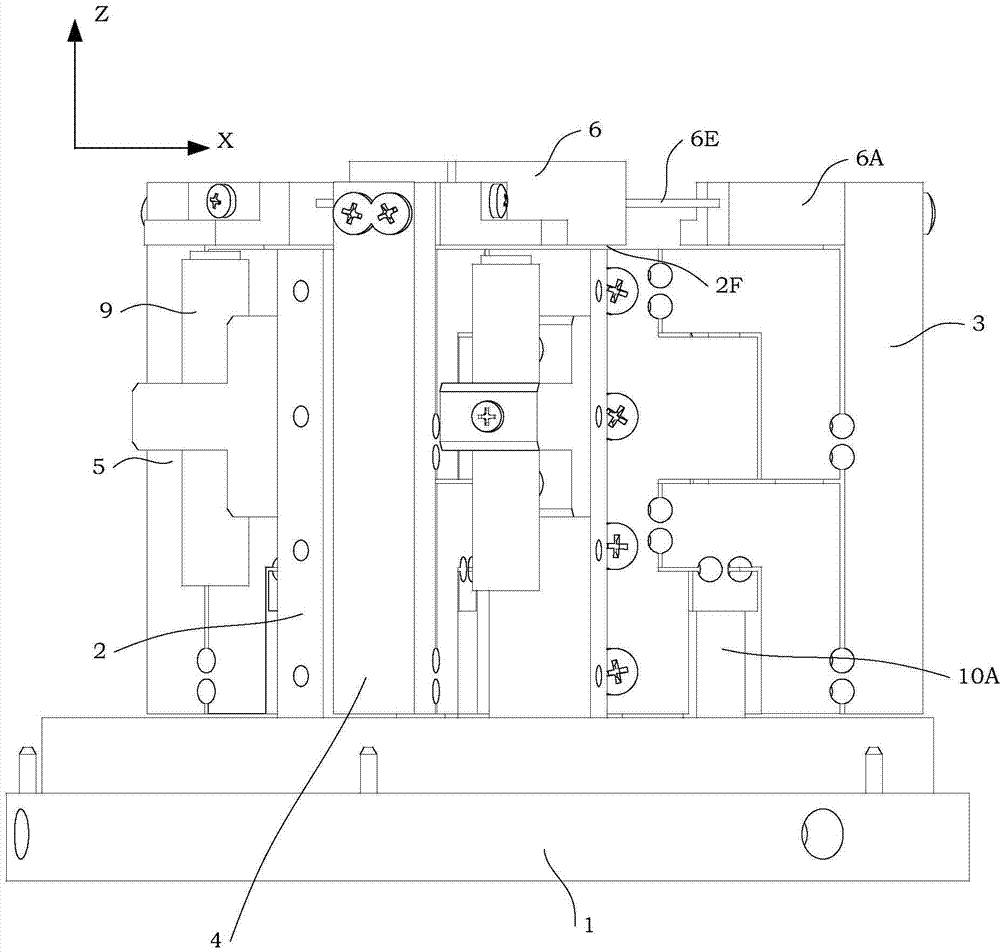 Two-freedom-degree flexibility parallel alignment device provided with remote rotation center