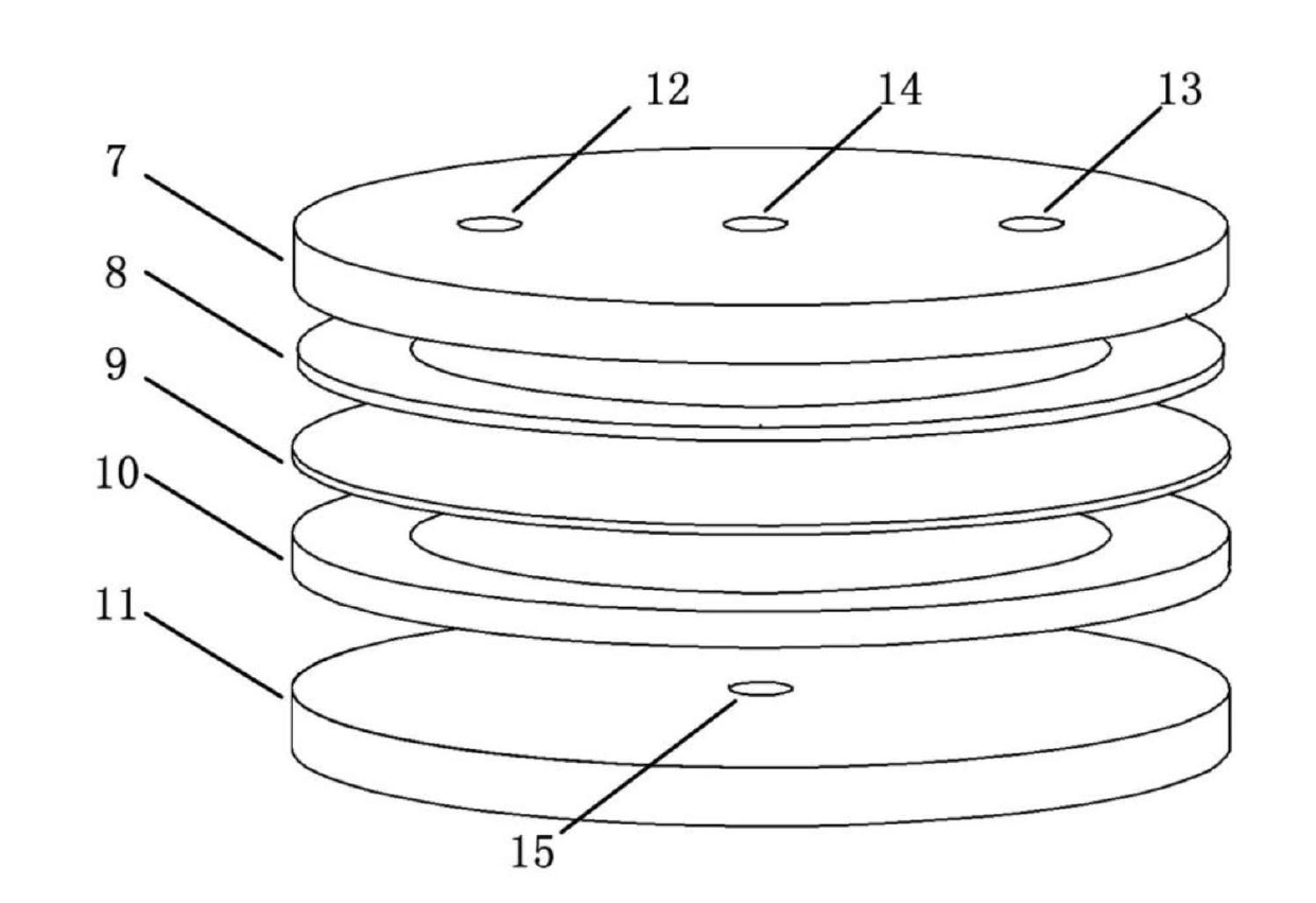 Method and device for loading cell fluid stress on deformable curved surface and experimental platform