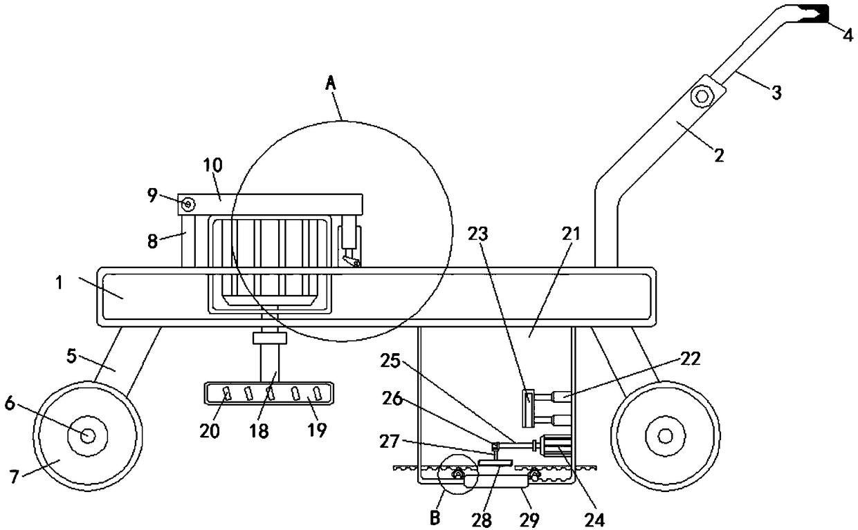 Novel weeding machine with weed collecting function