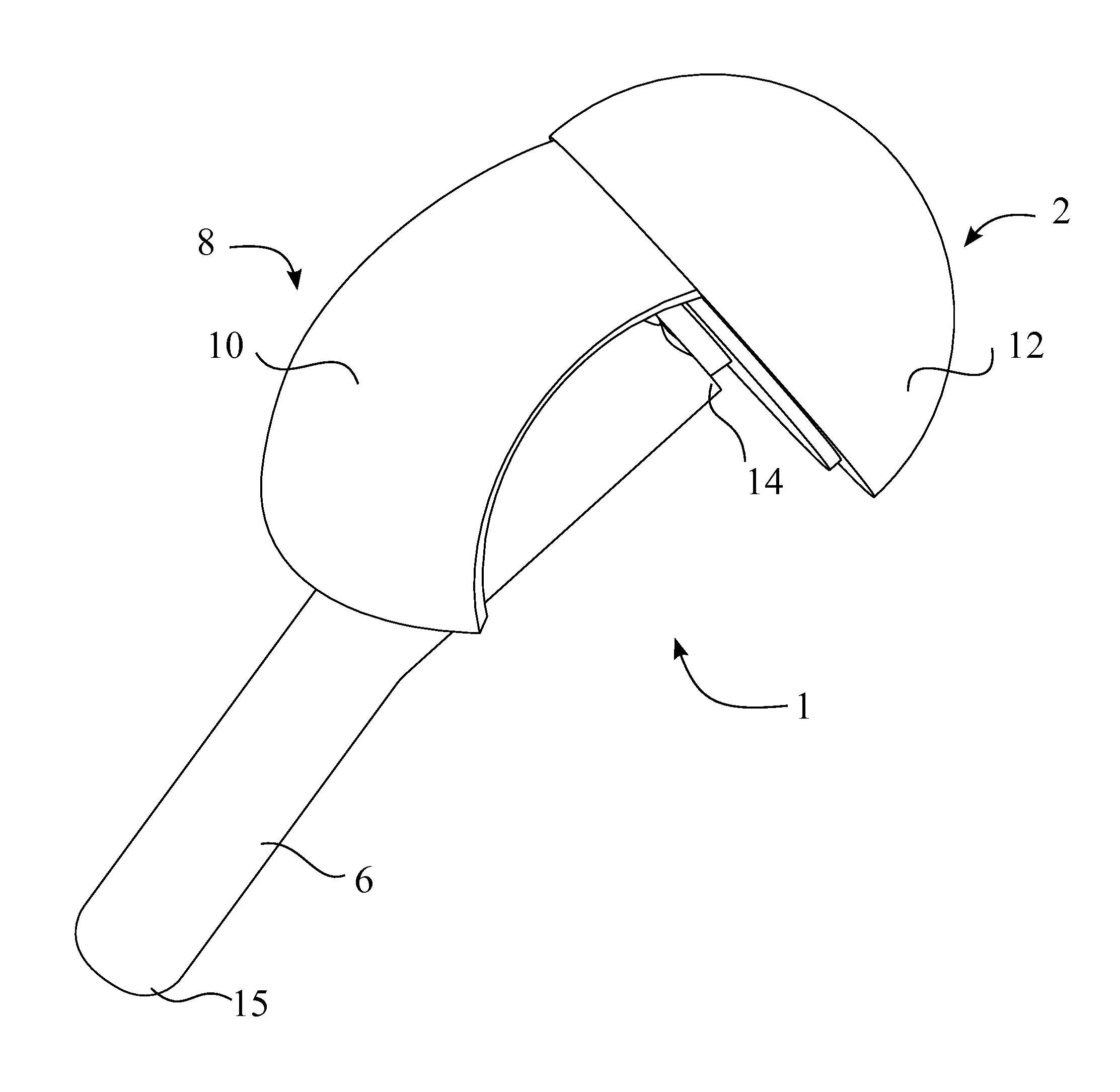 Extended Deltoid Tensioning Humeral Head