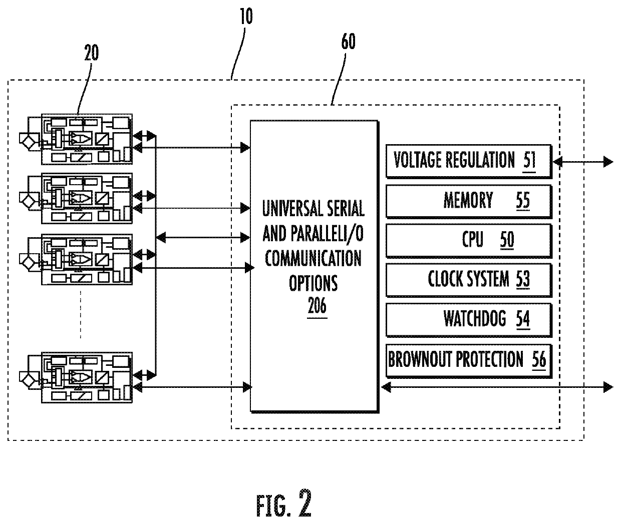 Position detection apparatus, method, and system utilizing an array of magnetic sensors each comprising a sensor signal conditioning circuit