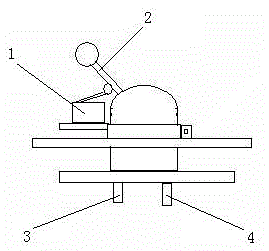 Hand brake detection reminding alarm system of vehicle