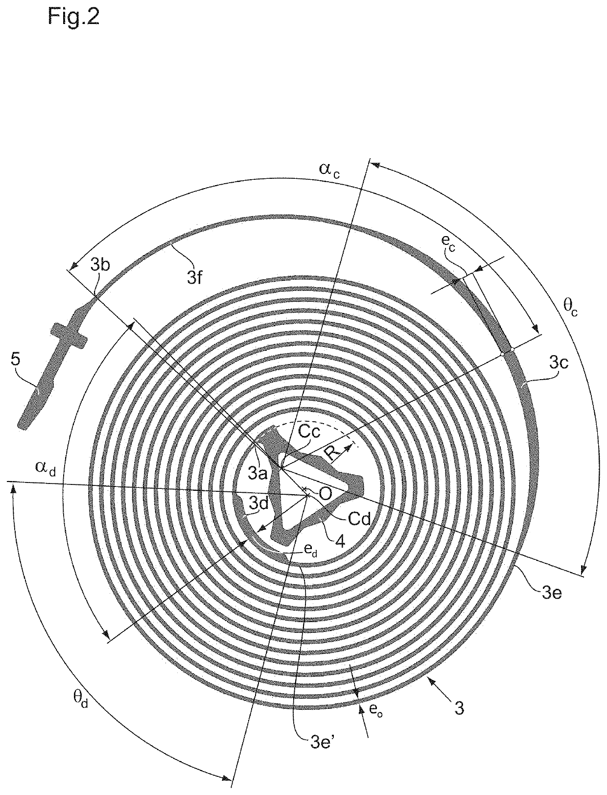 Balance-hairspring oscillator for a timepiece