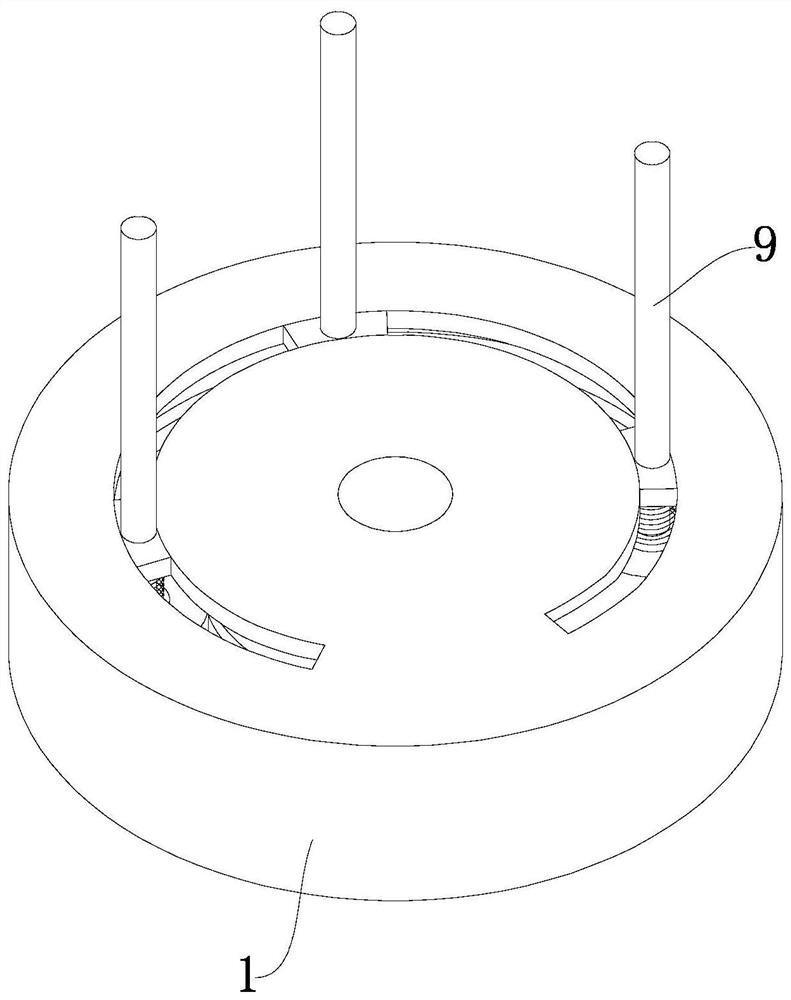 A kind of polishing device for automobile hub mold