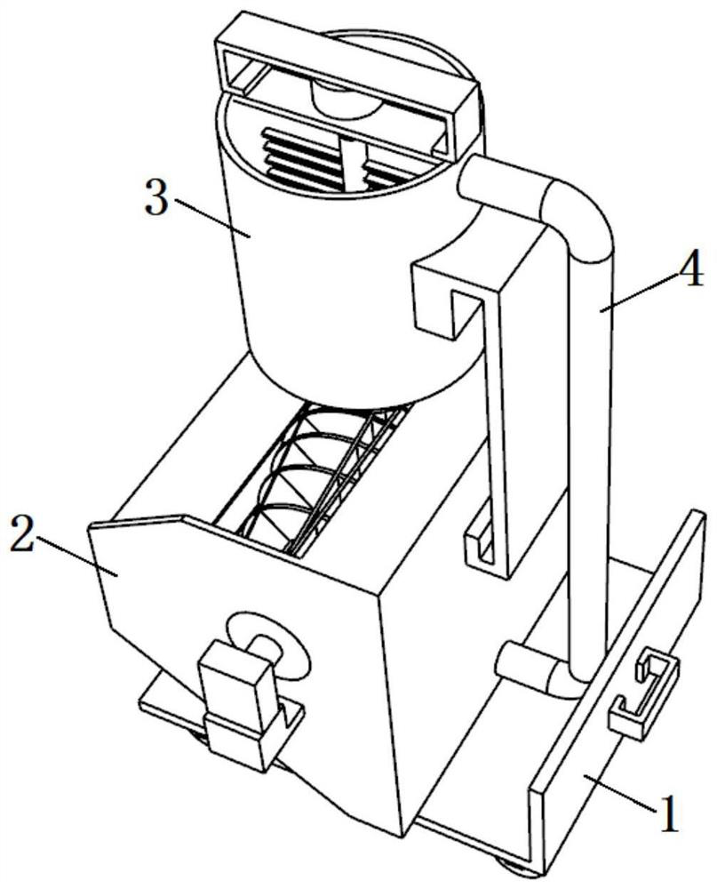 Uniform throwing device for environment-friendly organic fertilizer