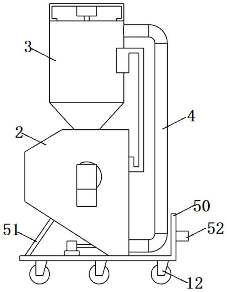 Uniform throwing device for environment-friendly organic fertilizer