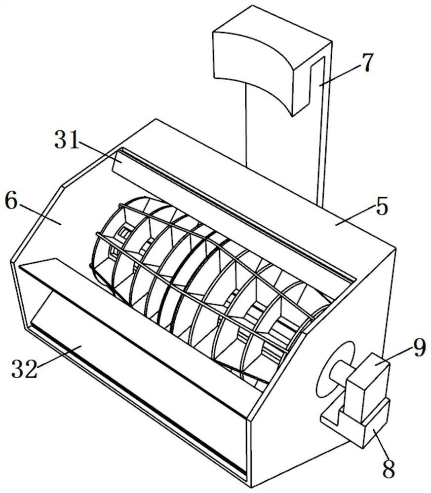 Uniform throwing device for environment-friendly organic fertilizer