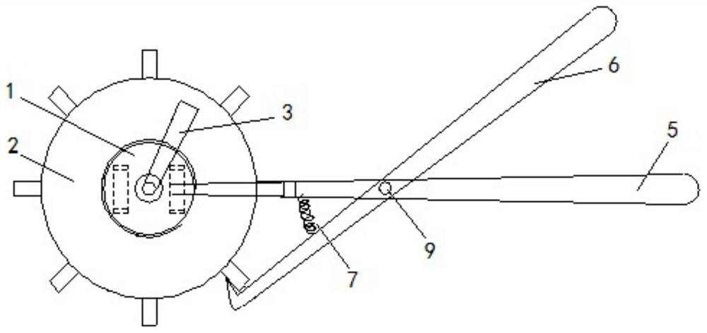 Auxiliary switch device for cut-off valve and cut-off valve