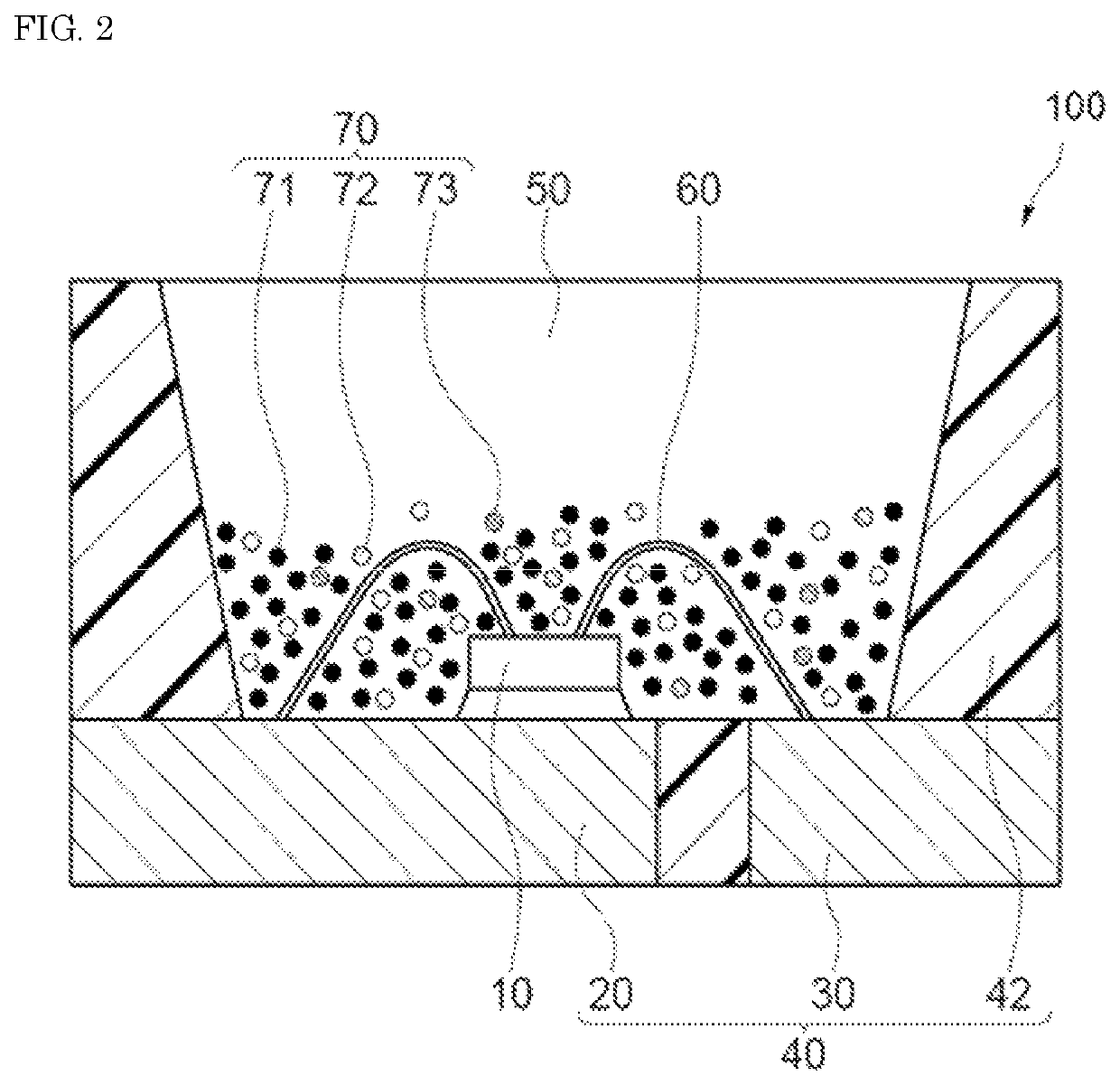 Light emitting device and lighting fixture provided with the same