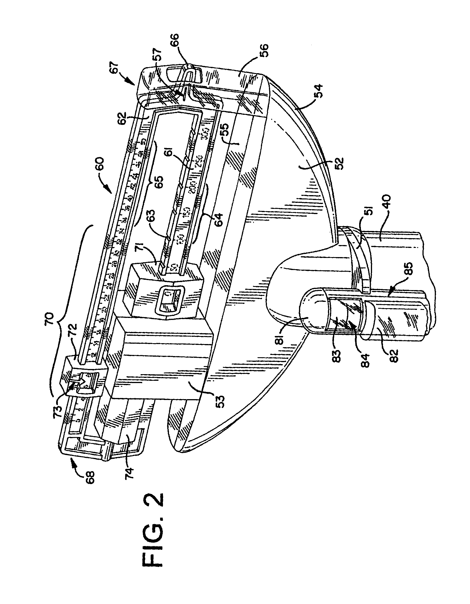 Beam scale with user friendly features