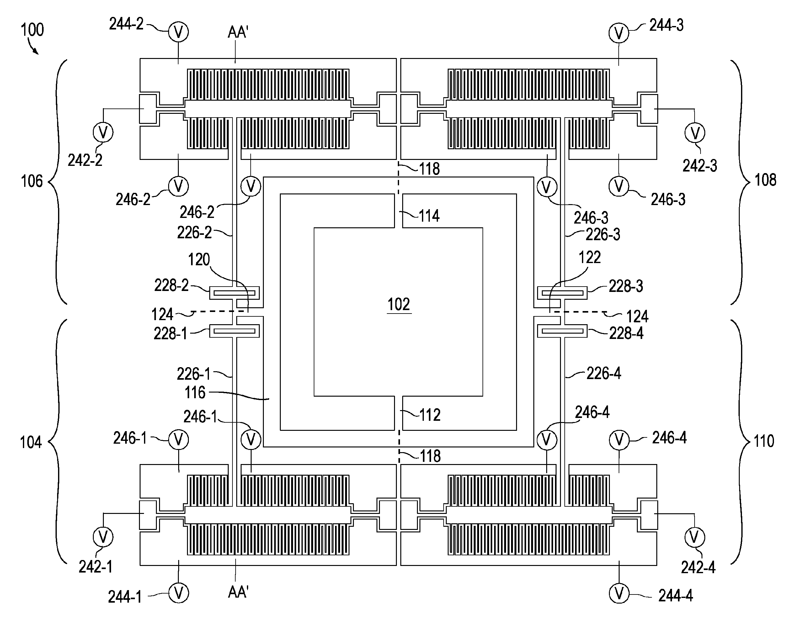 MEMS mirror driven by one motion with oscillations of different frequency for bidirectional rotation