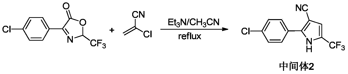 Synthetic method for chlorfenapyr