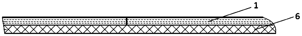 Paint prefabricated film, protection structure and preparation method of protection structure