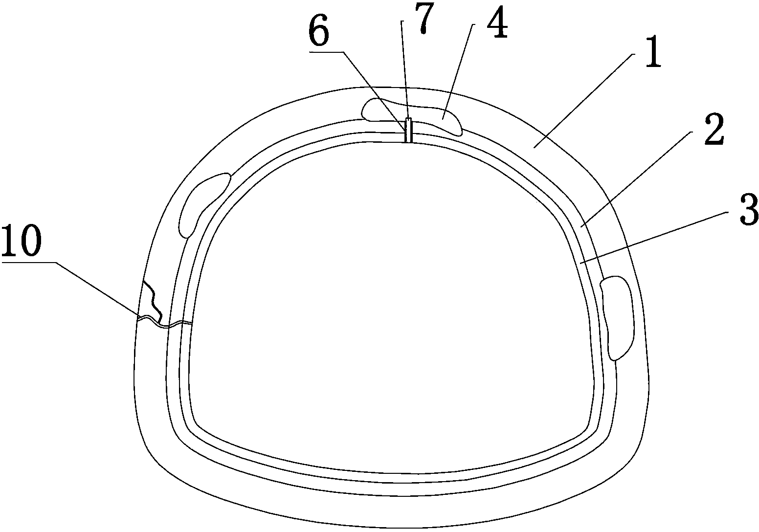 Repairing method and grout for tunnel defects