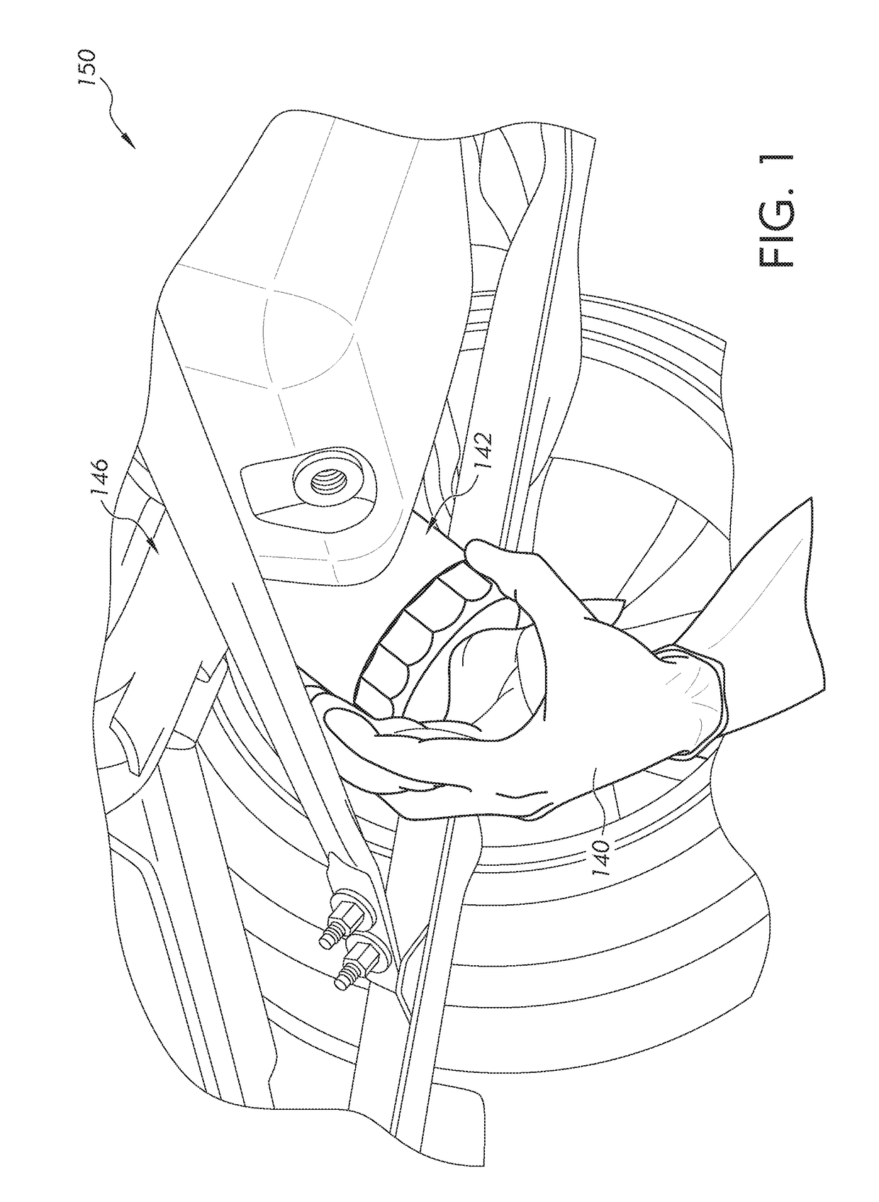 Oil filter removal and drain system and method