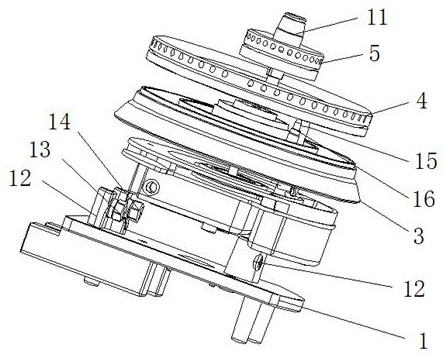 Atmospheric type upper-inlet dry-burning-prevention burner