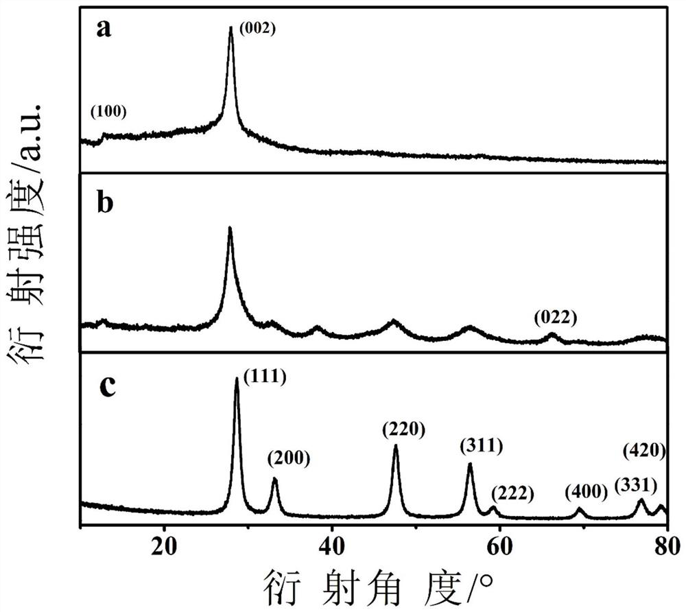 Graphite phase carbon nitride nanosheet composite material co-modified by gold nanoparticles/ceria quantum dots and its preparation method and application