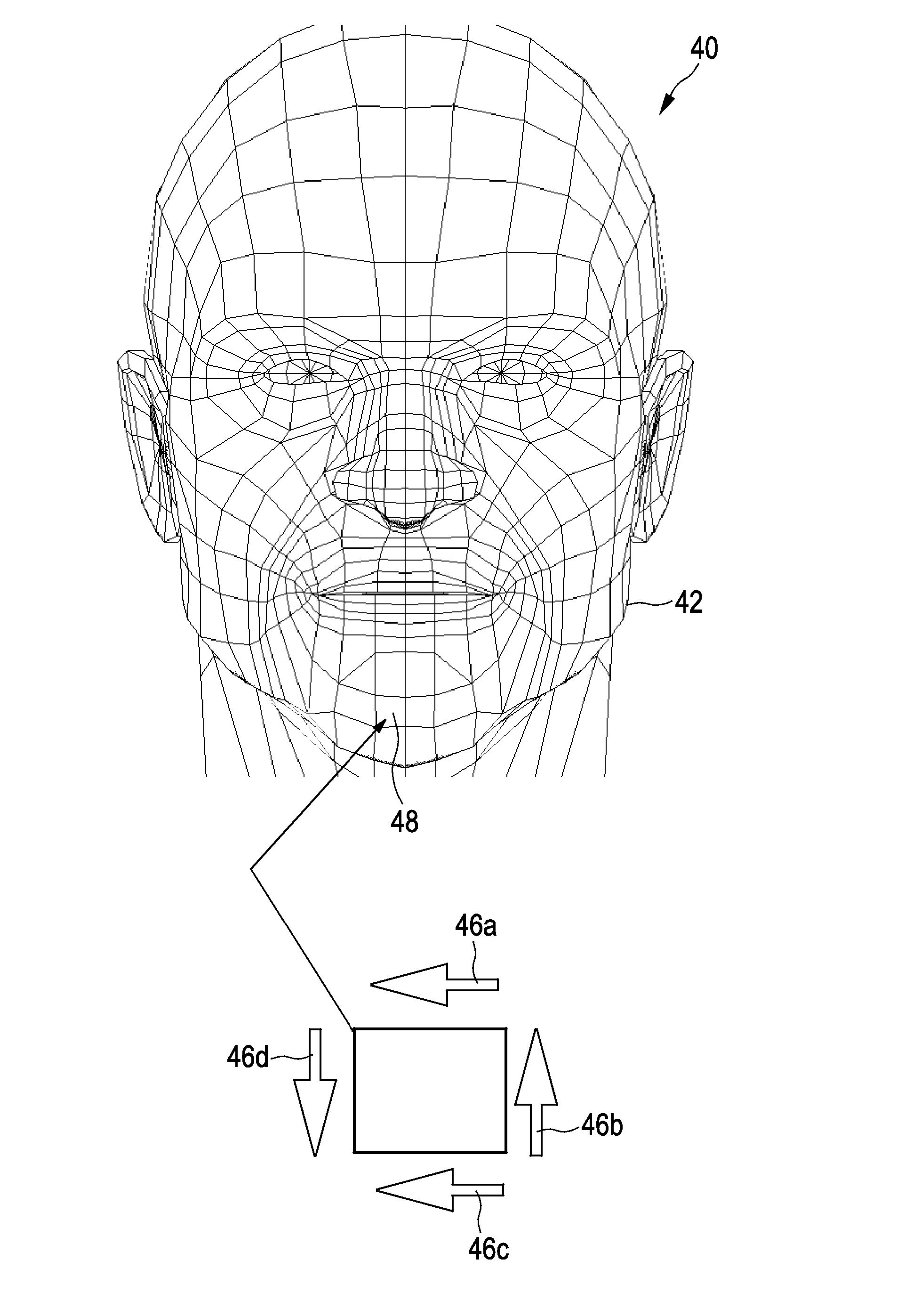 Device and method for capturing a surface of an object