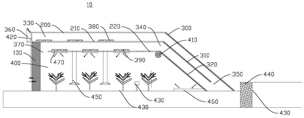 High-yield cherry planting greenhouse