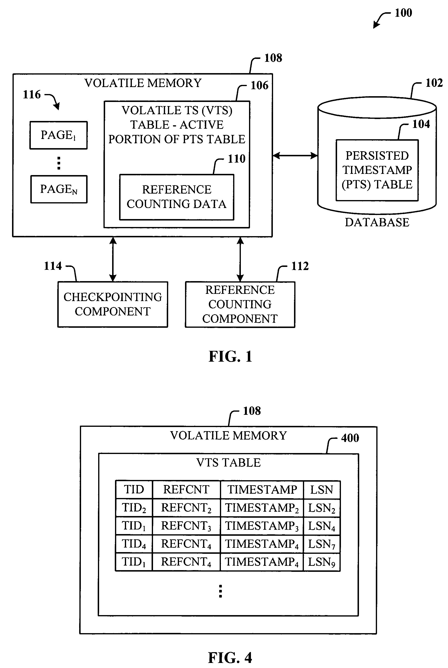 Lazy timestamping in transaction time database