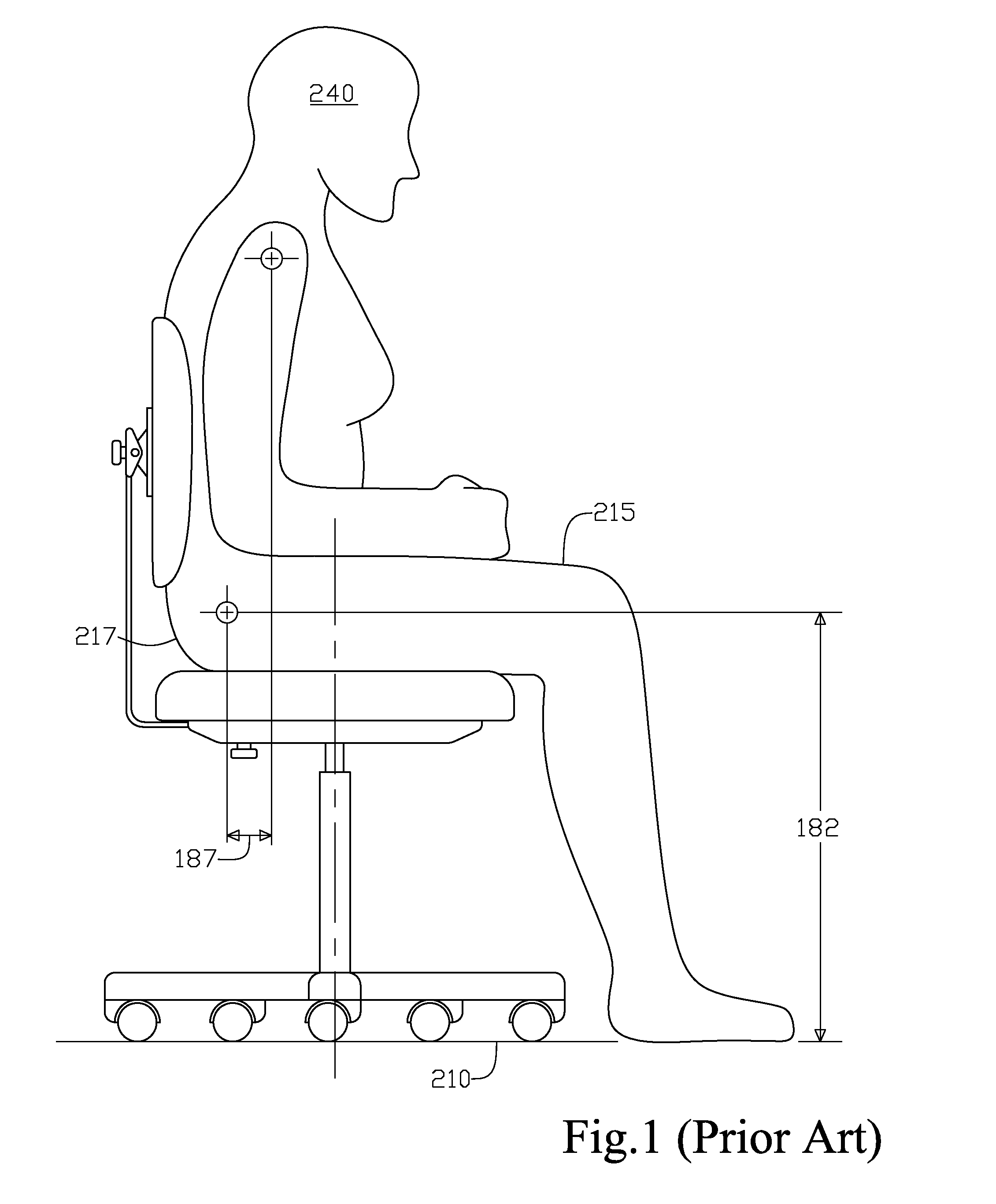 Ergometric Chair Apparatus