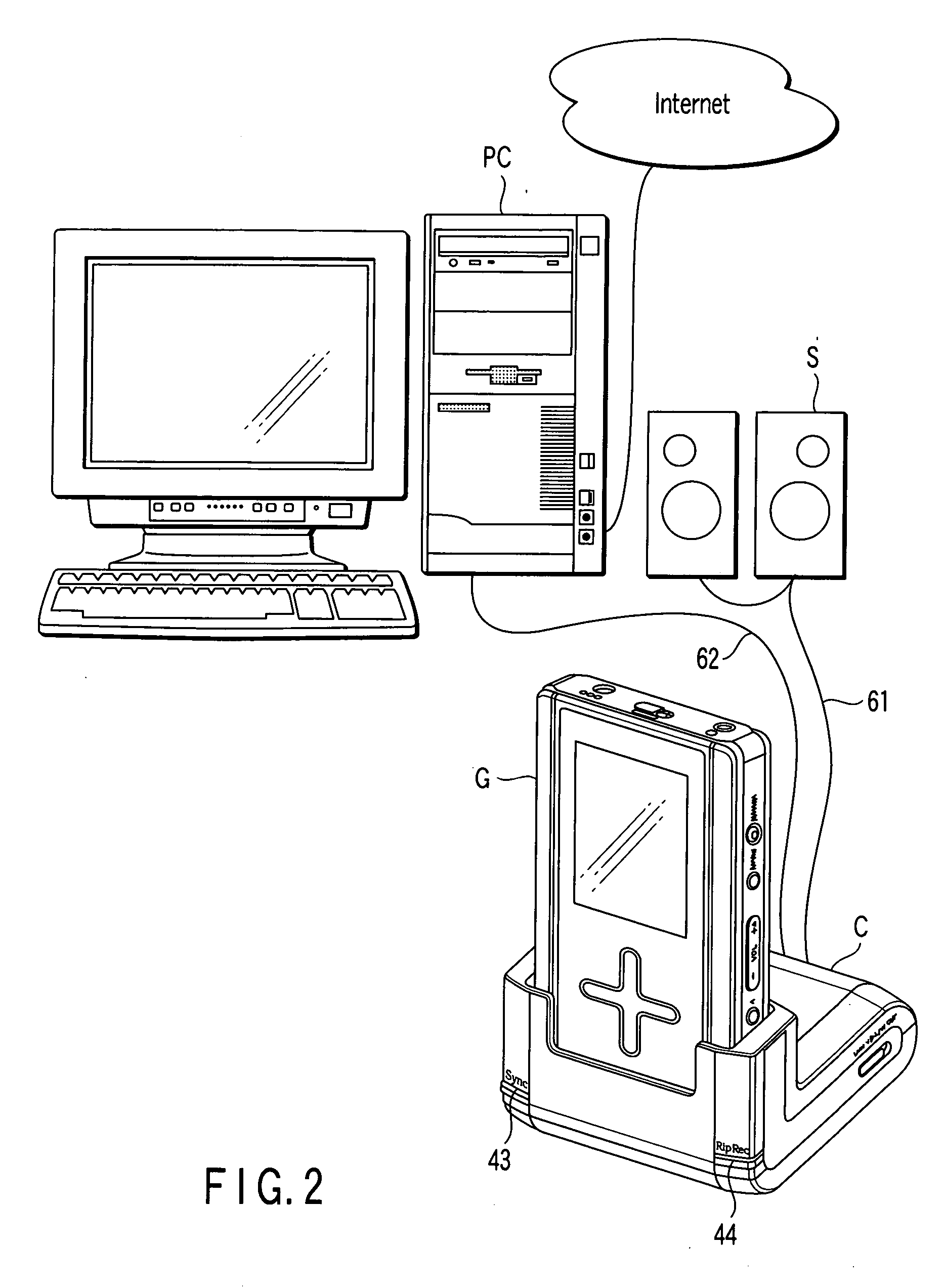 Portable recording and reproducing apparatus, recording and reproducing system and recording and reproducing method