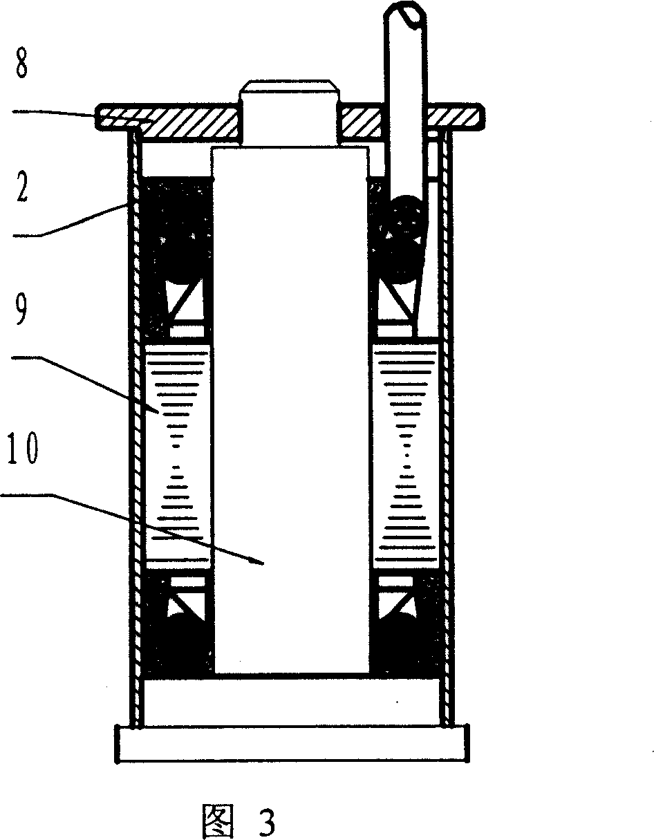 Plastic package material of AC permanent magnet submersible motor, plastic package technique and application