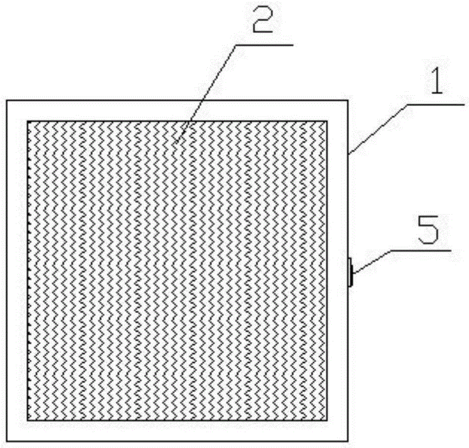 Novel self-cleaning dust-removing water film filtering plate