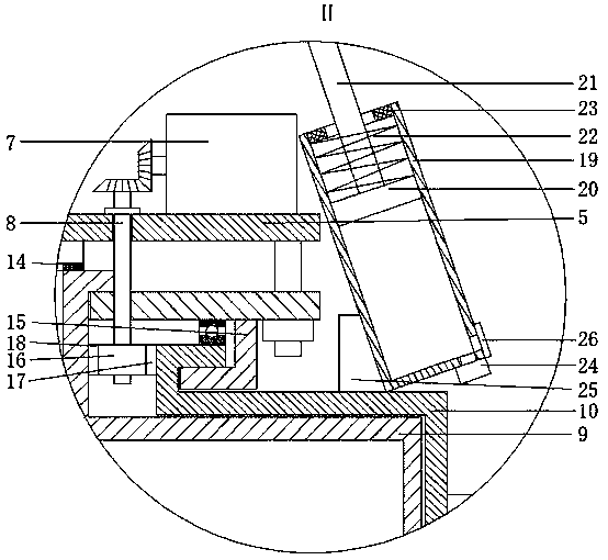 Road waste asphalt removing and regenerating construction integrated device