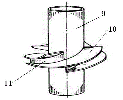 Sand removing device applicable to high-pressure and high-yield gas well