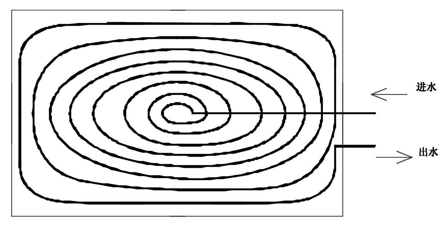 Method for arranging large-size concrete cooling water pipe